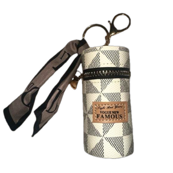 Private Label Handbags - Keychain Bucket Bag Cosmetic Chapstick Holder